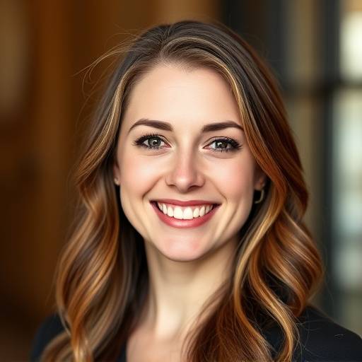 Headshot of Emily Carter, a skilled portrait and headshot photographer at Capture the Moment Photography, smiling warmly.